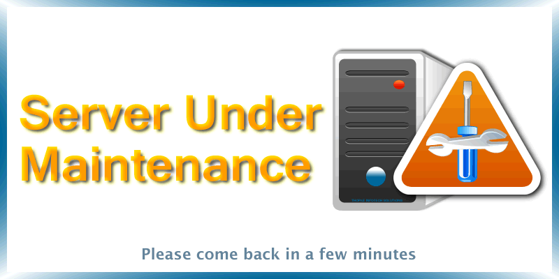 Server Under Maintenance